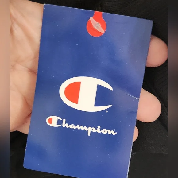 Champion Black Sweatshirt With Black C Logo XL - Picture 5 of 7